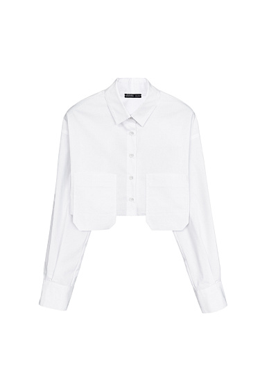 Crop shirt - BRUSNIKA Women Clothes
