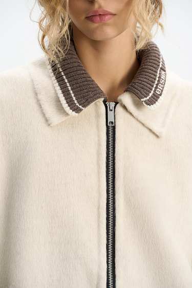 Wool zip-up jacket - BRUSNIKA Women Clothes