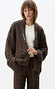 Hoodie with braids and jacquard - BRUSNIKA. Women clothes