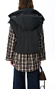 vest with a stand‑up collar and a hood - BRUSNIKA. Women clothes
