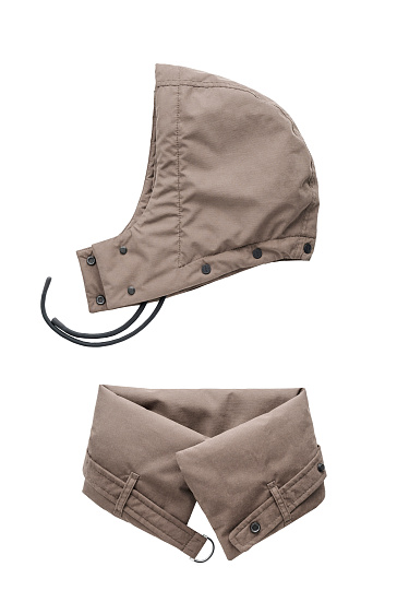 Parka with synthetic filling and an additional collar - BRUSNIKA Women Clothes