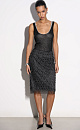Midi skirt with fringe - BRUSNIKA. Women clothes