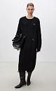 Grunge style knit dress - BRUSNIKA. Women clothes