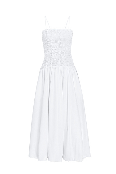 Dress with balloon skirt - BRUSNIKA Women Clothes