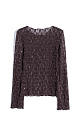 Lace longsleeve with sequins - BRUSNIKA. Women clothes