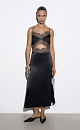 Maxi dress with lace - BRUSNIKA. Women clothes