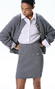 Mini skirt made of extrafine merino wool - BRUSNIKA. Women clothes