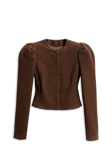 Fitted corduroy jacket - BRUSNIKA Women Clothes