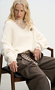 Fox down jumper - BRUSNIKA. Women clothes
