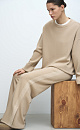 Cashmere and wool pants with stripes - BRUSNIKA. Women clothes
