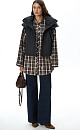 vest with a stand‑up collar and a hood - BRUSNIKA. Women clothes