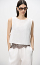 Linen tie top - BRUSNIKA. Women clothes