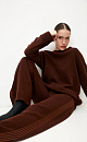 Cashmere and wool pants with stripes - BRUSNIKA. Women clothes
