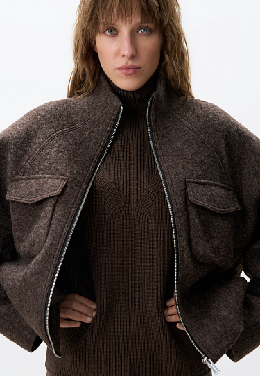 Lined wool jacket - BRUSNIKA Women Clothes