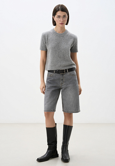 Denim bermuda shorts - BRUSNIKA Women Clothes