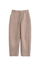 Shortened trousers made of 100% linen - BRUSNIKA. Women clothes