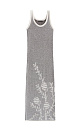 Maxi dress with an ornament - BRUSNIKA. Women clothes