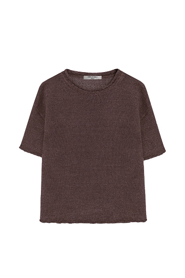 100% linen T-shirt - BRUSNIKA Women Clothes