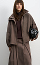 Denim jacket with a stand-up collar - BRUSNIKA. Women clothes
