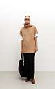 Knit vest with slits - BRUSNIKA. Women clothes