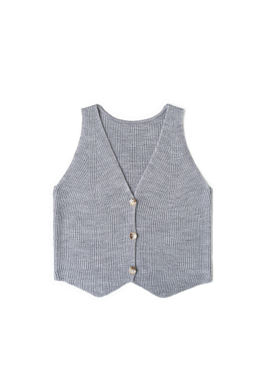 Knitted wool-blend vest - BRUSNIKA Women Clothes