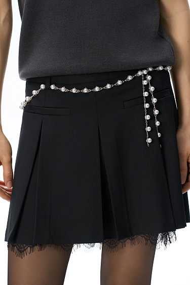 Wool mini skirt - BRUSNIKA Women Clothes