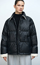 Faux leather down jacket - BRUSNIKA. Women clothes