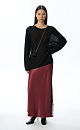 Merino wool jumper with lace - BRUSNIKA. Women clothes