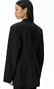 Viscose jacket with large shoulders - BRUSNIKA. Women clothes