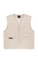 Oversized faux fur vest - BRUSNIKA. Women clothes