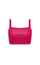 Linen knitted top - BRUSNIKA. Women clothes