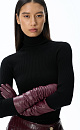 Ribbed knit turtleneck - BRUSNIKA. Women clothes