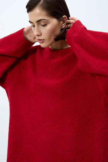 Jumper with dropped shoulder line - BRUSNIKA Women Clothes