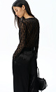Lace longsleeve with sequins - BRUSNIKA. Women clothes