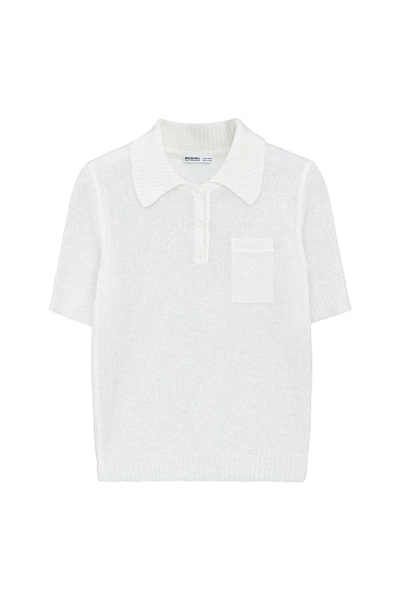 Knitted wool T-shirt - BRUSNIKA Women Clothes