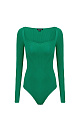 Bodysuit with shaped neckline - BRUSNIKA. Women clothes