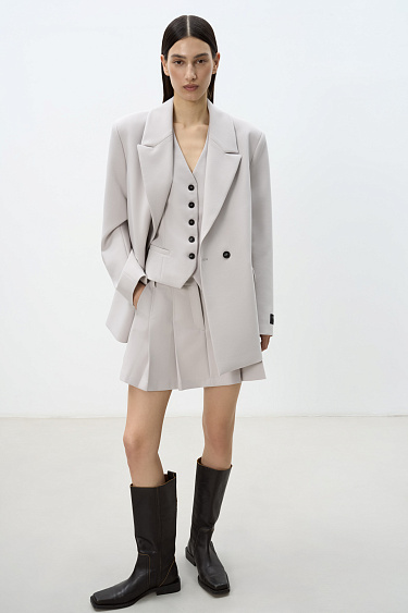 Pleated mini skirt - BRUSNIKA Women Clothes