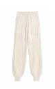 Cable knit jogger pants - BRUSNIKA. Women clothes