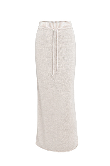 Linen maxi skirt - BRUSNIKA Women Clothes