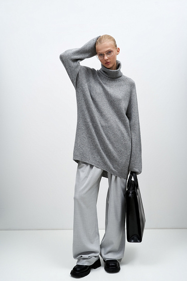 Oversized cashmere and wool blend jumper - BRUSNIKA Women Clothes