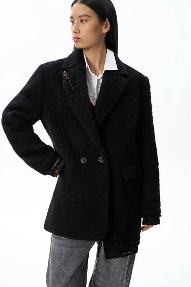 Single-breasted wool jacket - BRUSNIKA Women Clothes