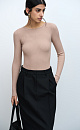 Fitted jumper with lace-up back - BRUSNIKA. Women clothes