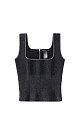 Short lurex corset - BRUSNIKA. Women clothes