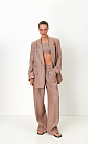 Linen palazzo trousers - BRUSNIKA. Women clothes