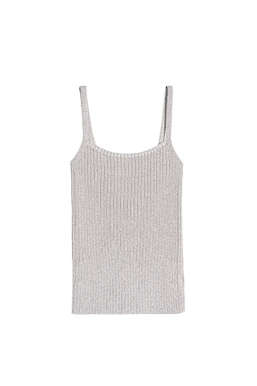 Top with lurex and thin straps - BRUSNIKA Women Clothes