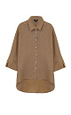 Shirt with an elongated back - BRUSNIKA. Women clothes