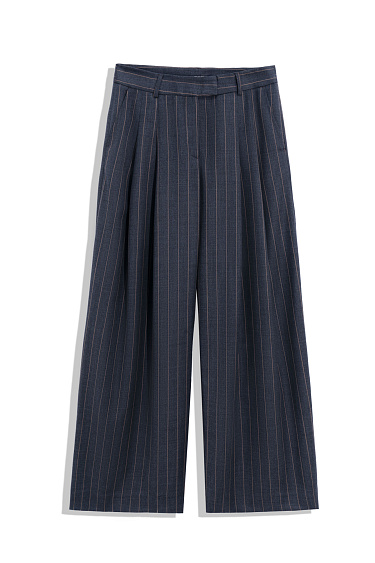 Palazzo trousers made of flannel - BRUSNIKA Women Clothes