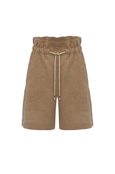 Linen shorts - BRUSNIKA Women Clothes