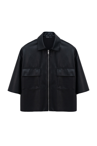 Shirt with patch pockets - BRUSNIKA Women Clothes