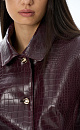 Textured eco-leather jacket - BRUSNIKA. Women clothes